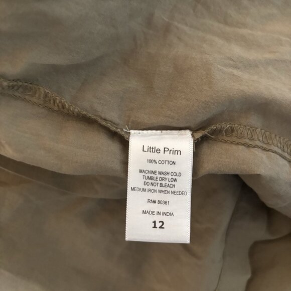 Little Prim Juliet Peasant Short Dress Embroidery Sz 12 Cottagecore Boho Prairie - Picture 11 of 16